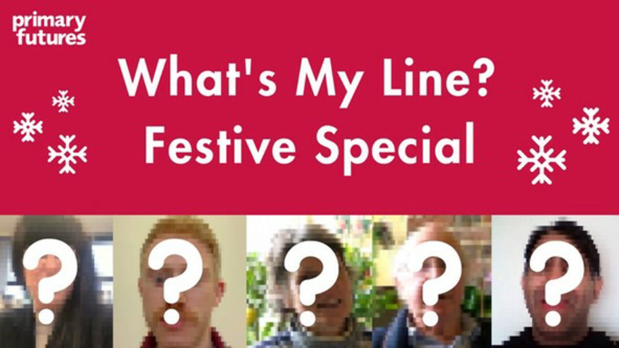 Festive Special ‘What’s My Line?’ pre-recorded resource (KS2)